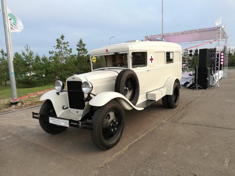 Санитарный фургон газ-55