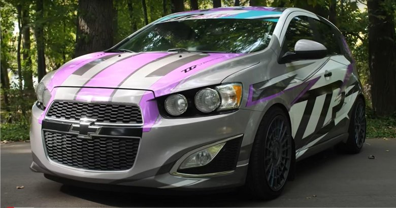 Chevrolet sonic rs rally car