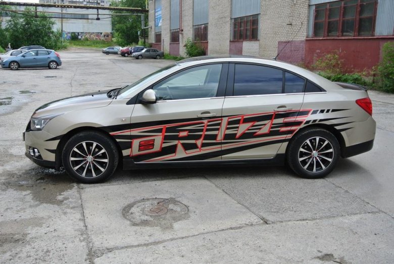 Наклейки на шевроле круз