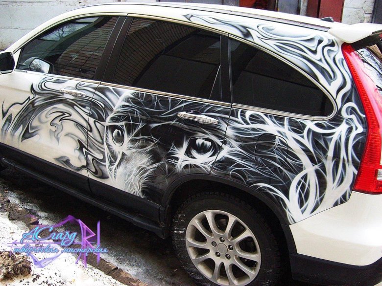Аэрография honda cr-v