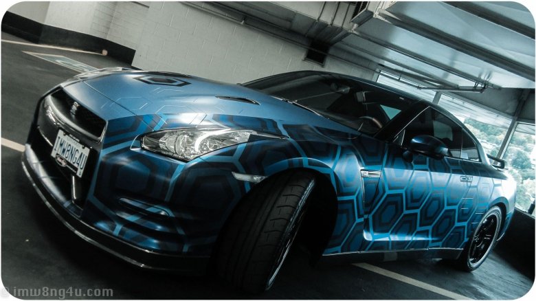 Nissan gtr r35 винил