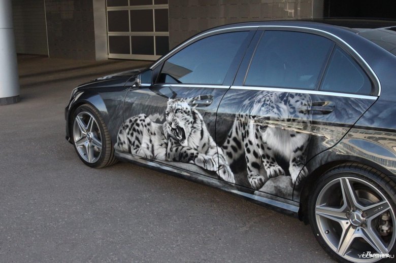 Рисунки на авто