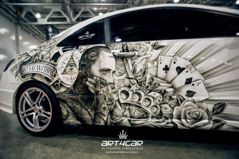 Винил на авто с рисунком