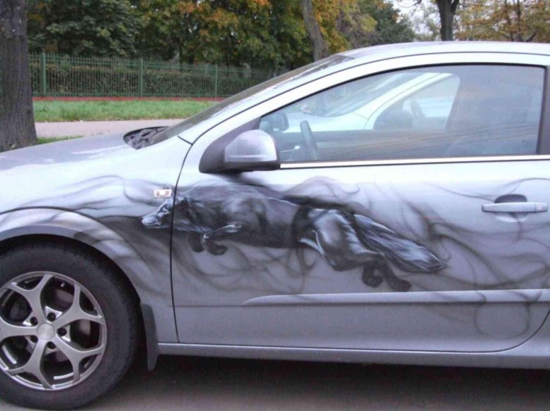 Аэрография на авто