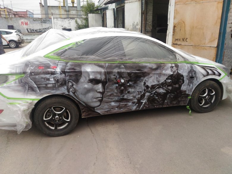 Hyundai solaris винилография