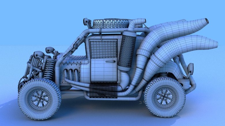 3 d модель машины