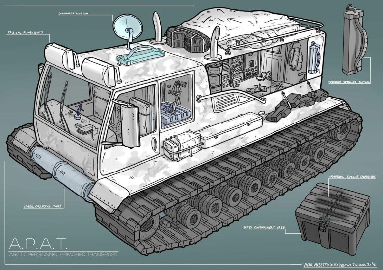 Дизельпанк вездеход