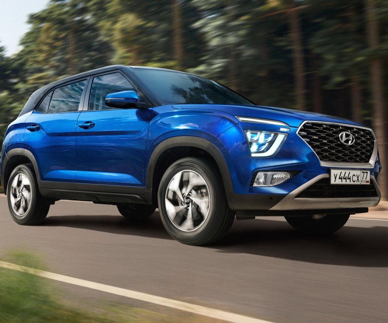 Хендай крета 2022 синяя
