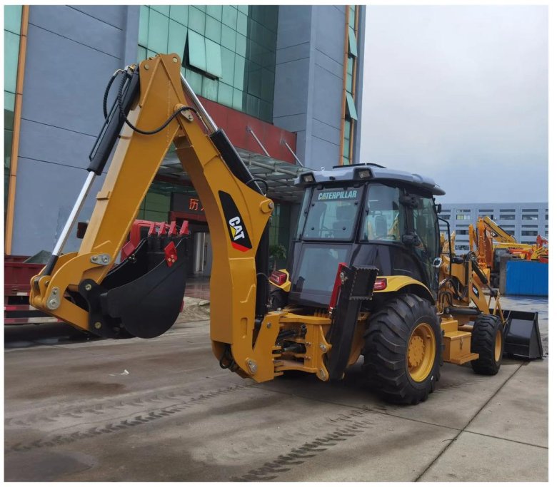 Экскаватор погрузчик caterpillar