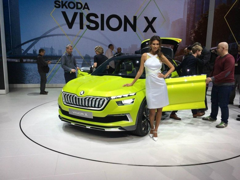 Skoda vision x гибрид