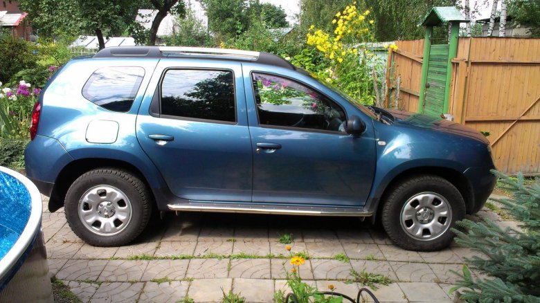 Рено дастер синий