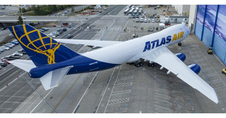 Последний боинг 747 atlas air