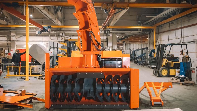 Снегоочиститель фрезерно-роторный амкодор 9512