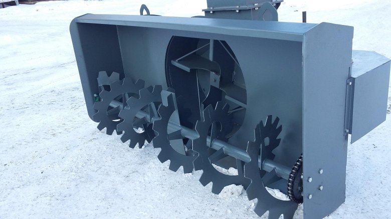 Роторный снегоуборщик