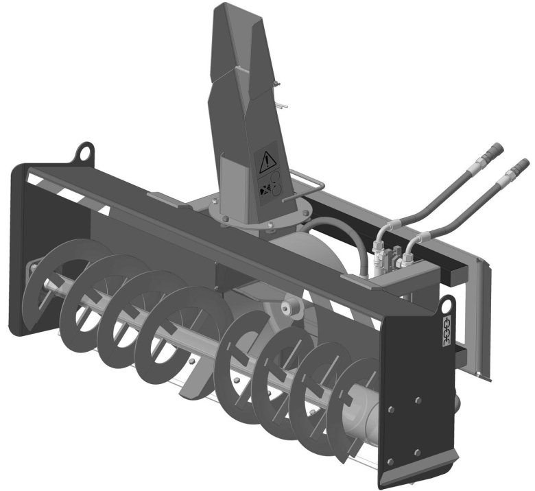 Снегоочиститель роторный мтз 2 м (н23.00.000)