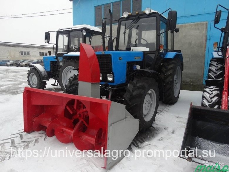 Шнекороторный снегоочиститель для мтз 82