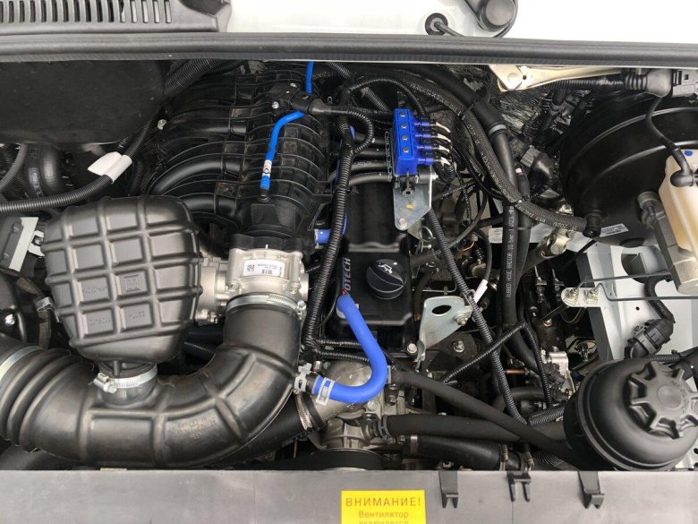 Подкапотное пространство газель некст дизель