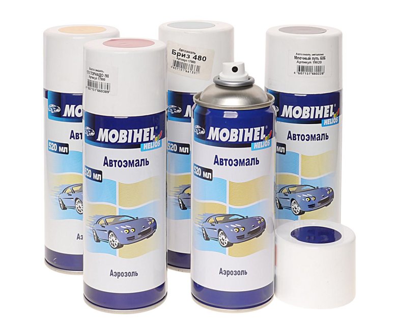 Mobihel аэрозольная автоэмаль
