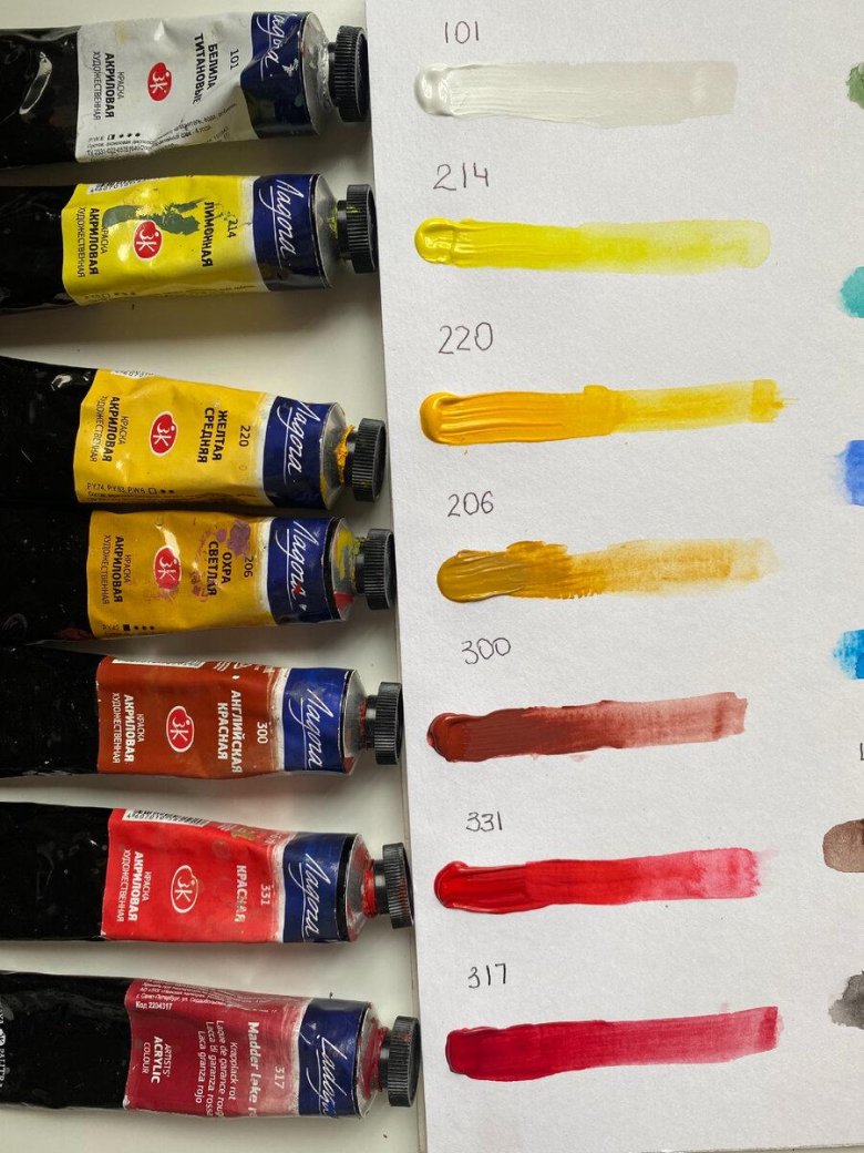 Акриловые краски