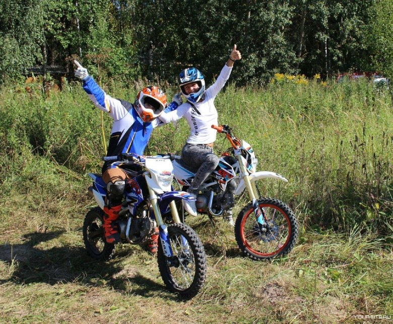 Катание на питбайках