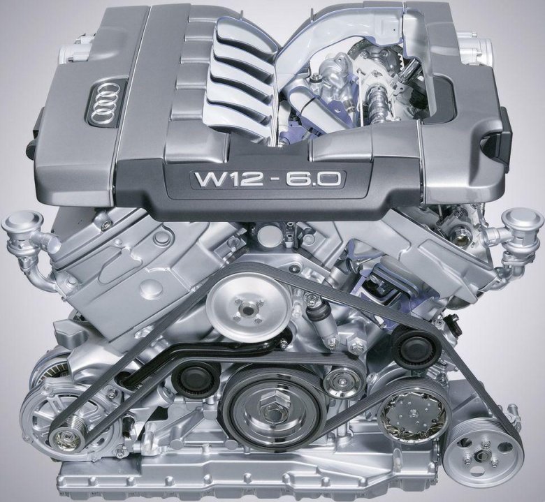 Двигатель w 12 audi