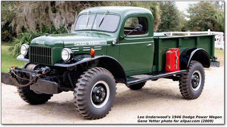 Dodge power wagon 1946