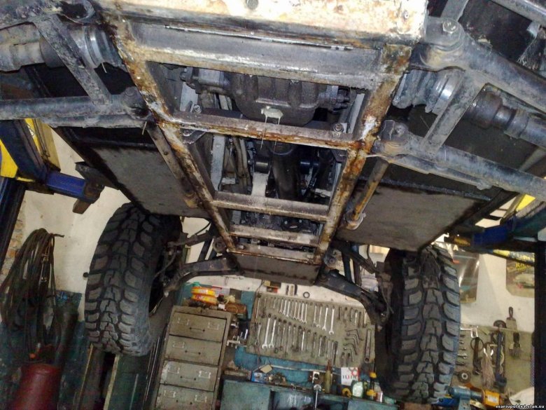 Защита раздатки нива 21213