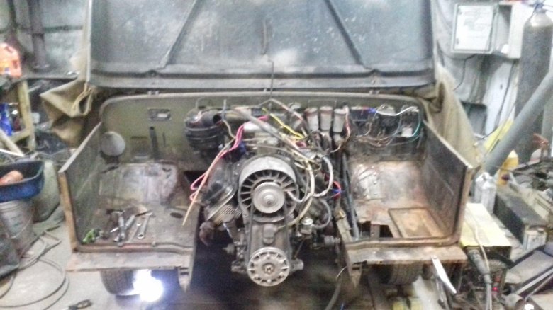 Луаз-969 моторный отсек