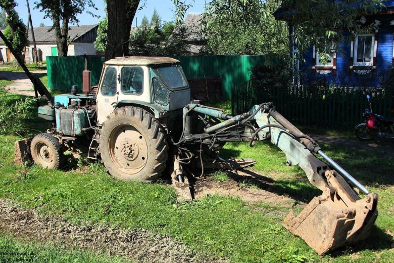 Трактор юмз 6 экскаватор