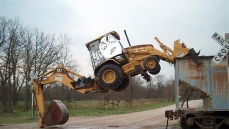 Смешной трактор