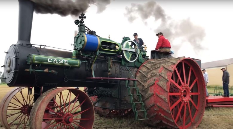 Case 150 паровой трактор