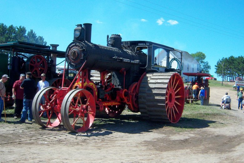 Паровой трактор хорнсби