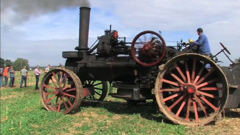 Паровой трактор фаулер