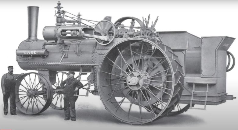 Паровой трактор case 150 hp