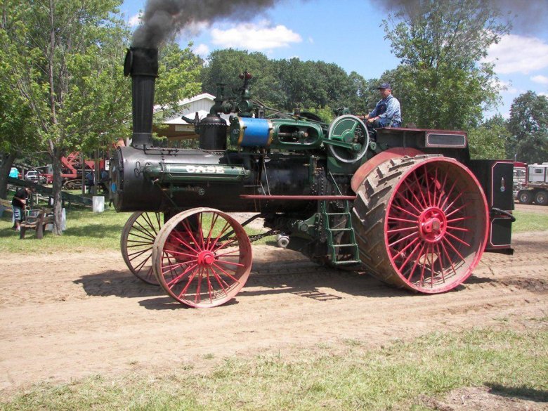Russell паровые трактора