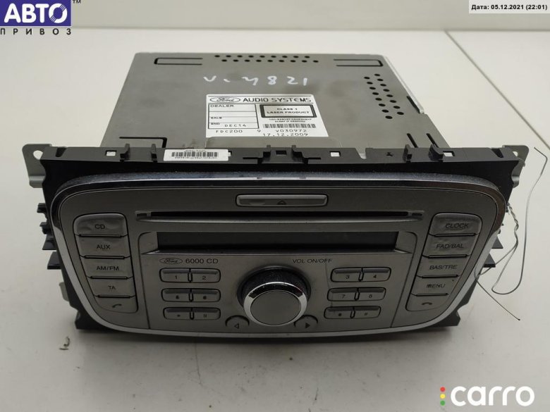 Магнитола ford focus 2 2008-2011 7m5t18c815ba