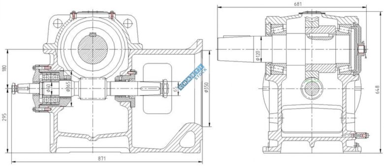 Редуктор ргсл 160 чертеж