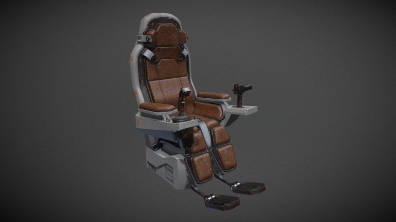 Кресло пилота sci fi