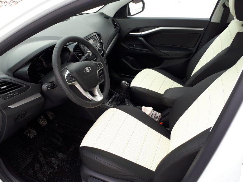 Лада веста седан белая салон