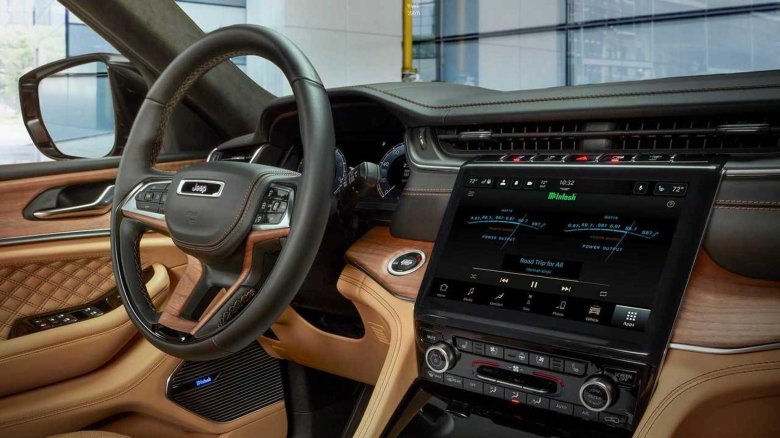 Jeep grand cherokee 2022 интерьер