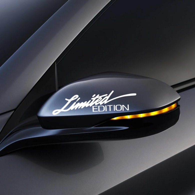 Автомобильная наклейка на зеркало заднего вида