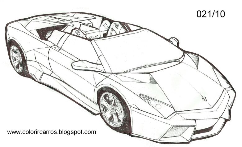 Раскраска ламборджини хуракан