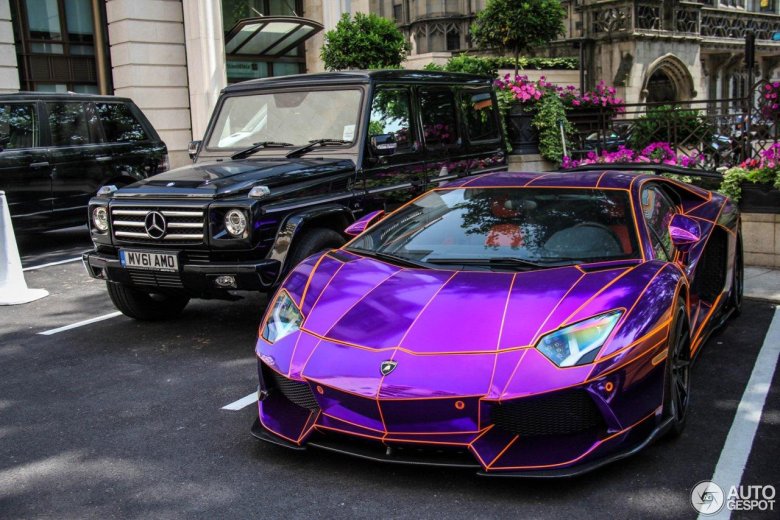 Ламборджини авентадор хамелеон