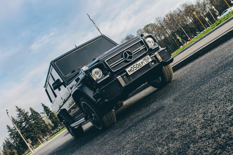 Мерседес гелендваген черный амг