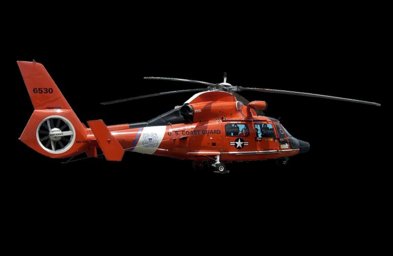 Coast guard helicopter