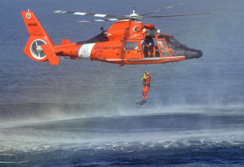 Guardian coast guard rescue swimmer