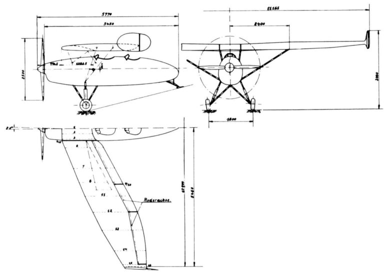 Самолет ультралайт парасоль чертежи
