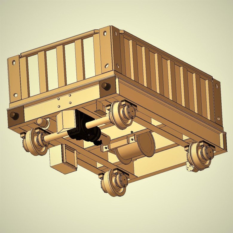 Рельсовая передаточная тележка