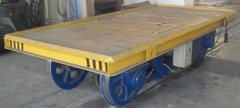 Тележка передаточная рельсовая 2т