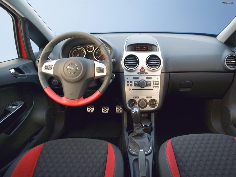 Opel corsa 2008 салон